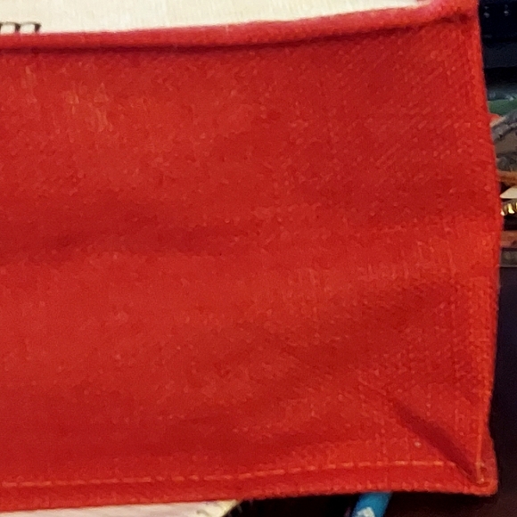 Extra Large Burlap Christmas Tote Bag - Picture 9 of 10